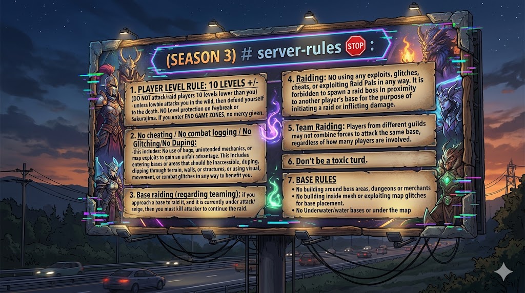 Chickennuggets PvP Rules